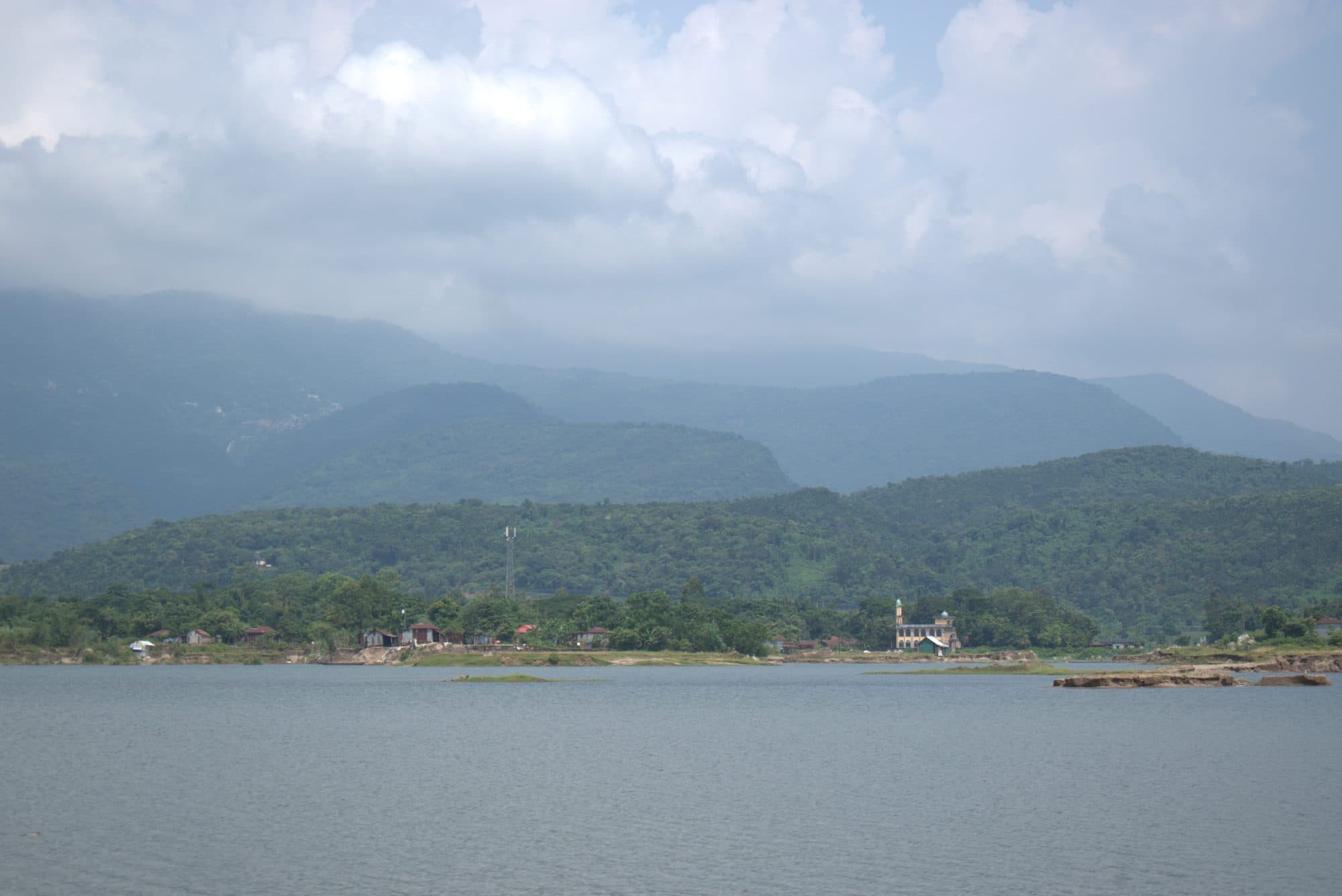 The hills and river of the Sylhet border