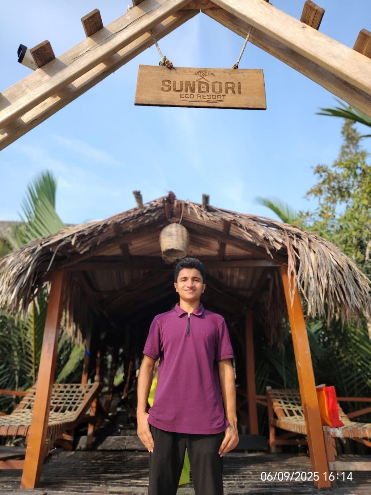 Mohammad Nasir at a forest lodge in the Sundarbans