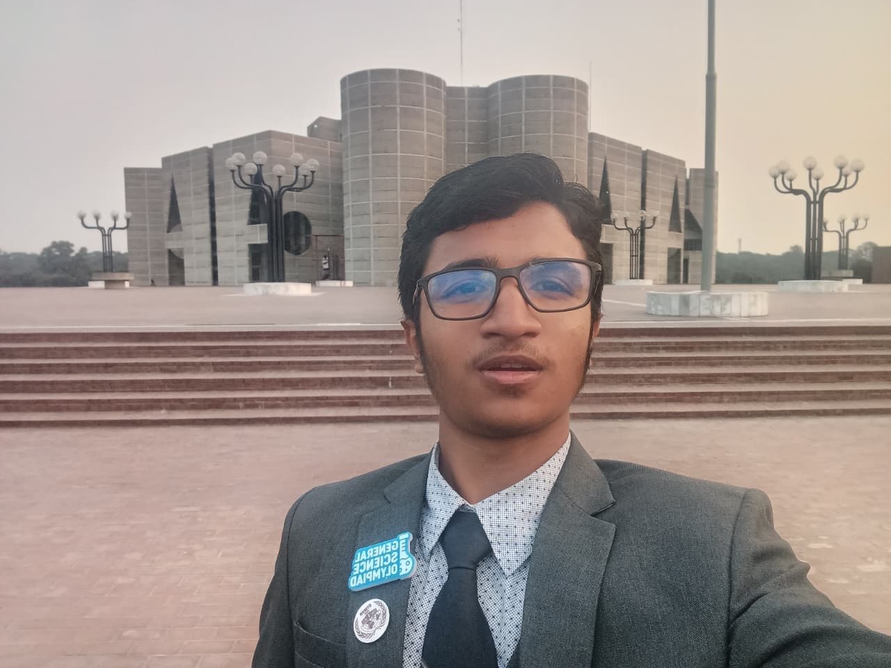 Mohammad Nasir at the National Parliament House, Dhaka