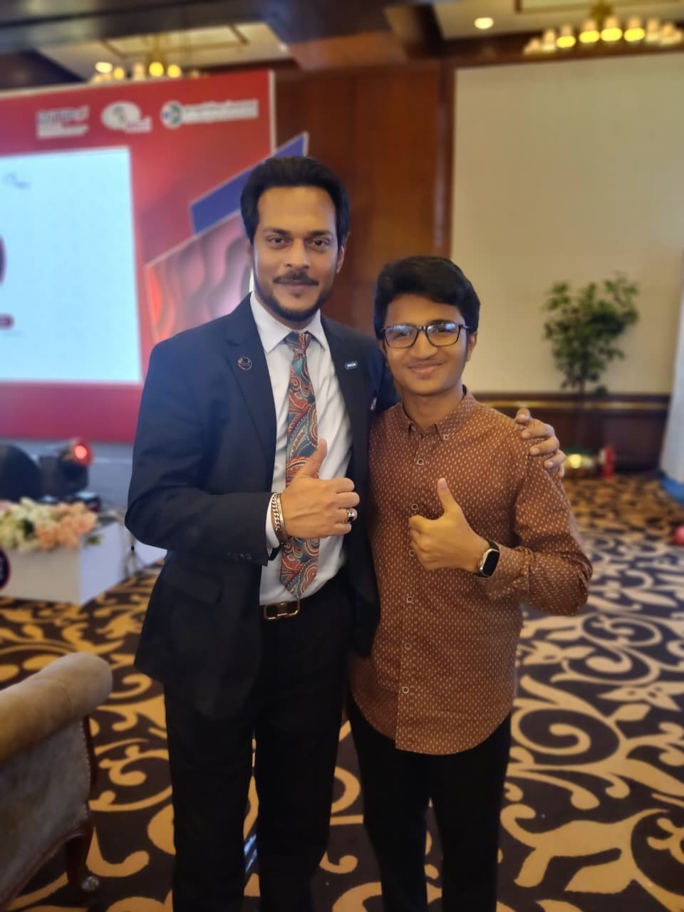 Mohammad Nasir with Antu Kareem